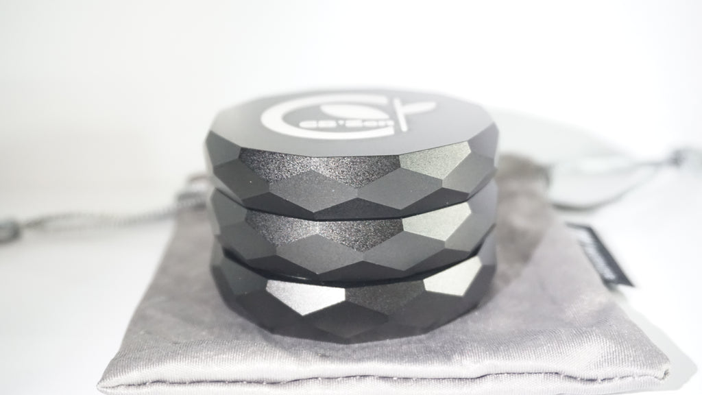 Grinder metallic 4 pièces Noir