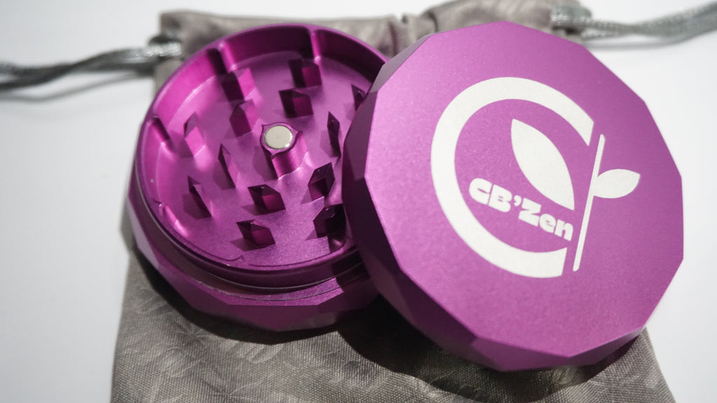 Grinder metallic deux pièces Violet/Rose
