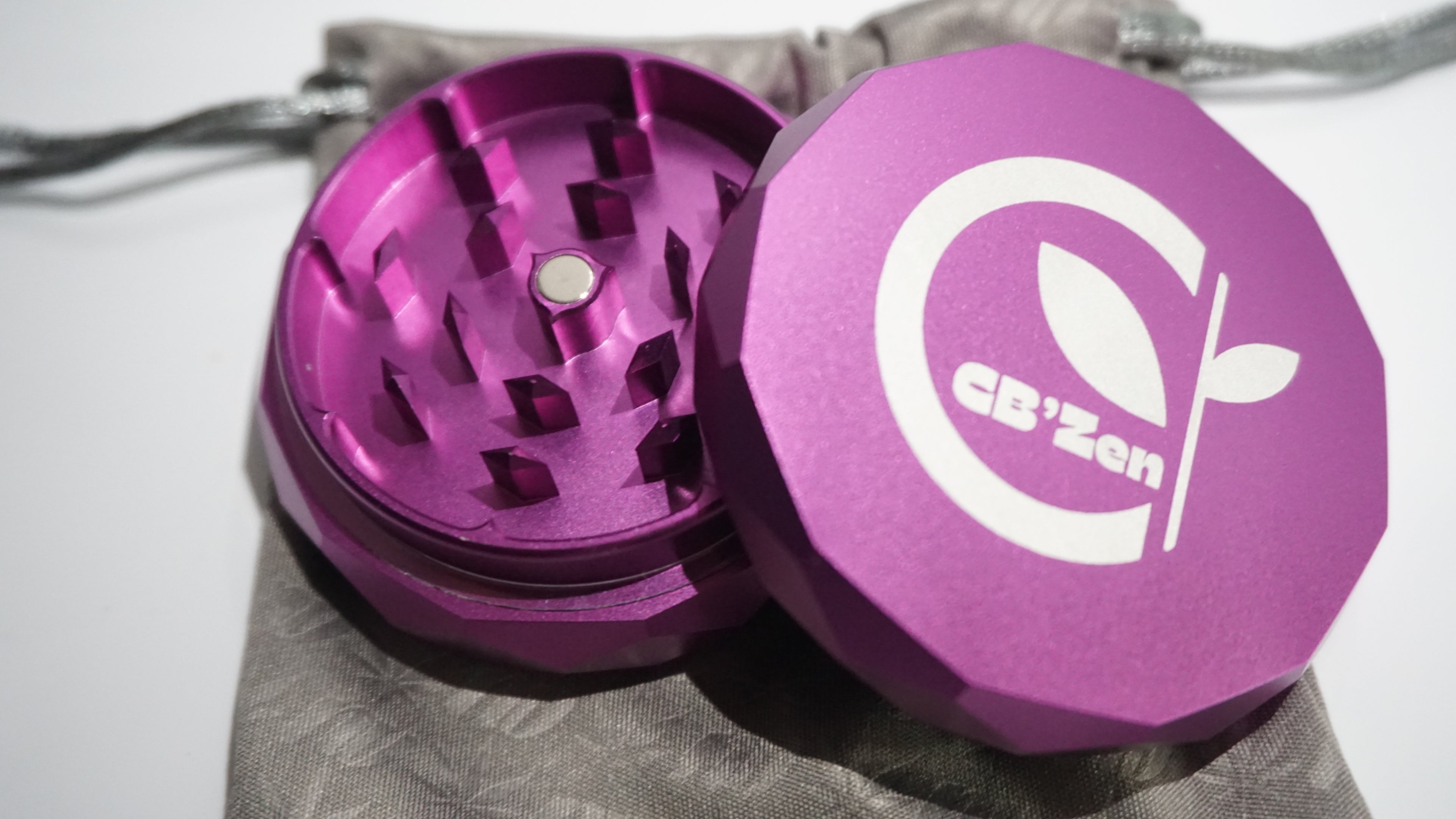 Grinder metallic deux pièces Violet/Rose