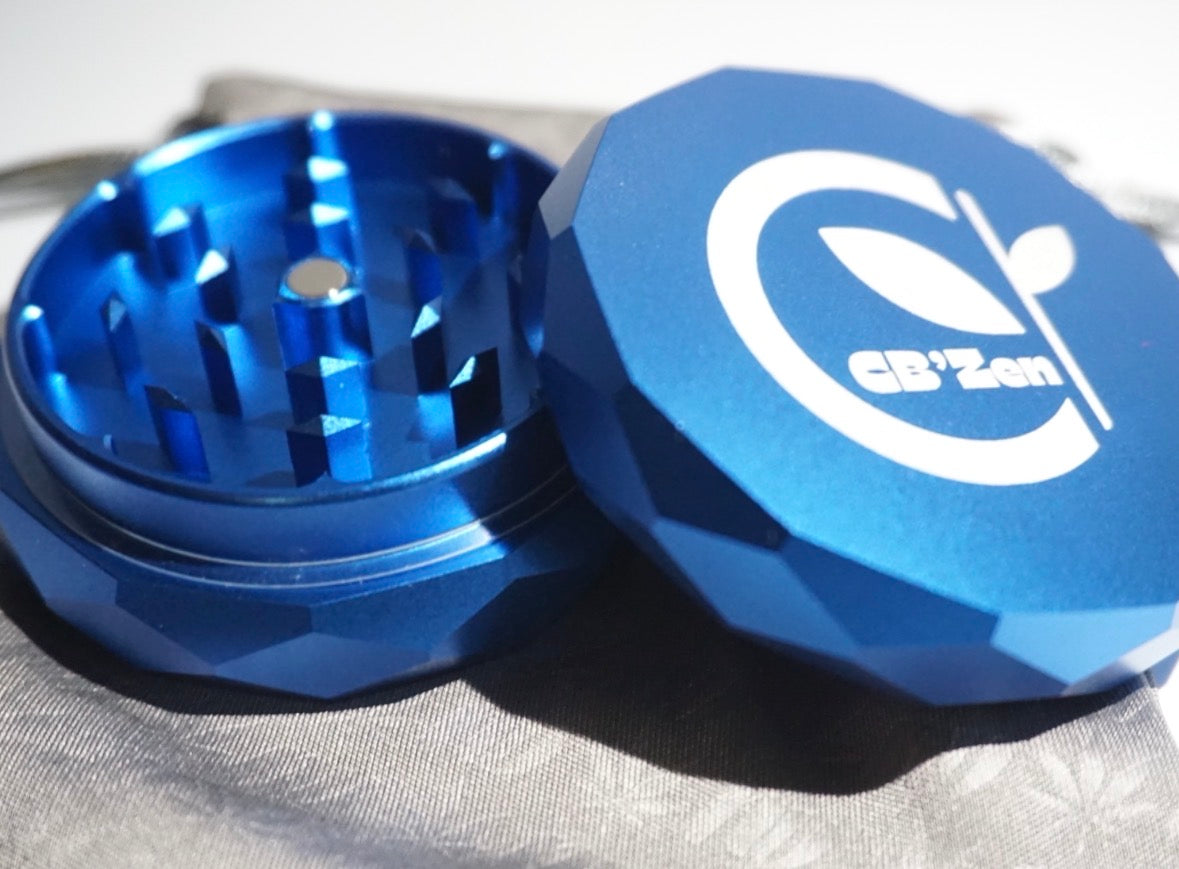 Grinder metallic deux pièces Bleu