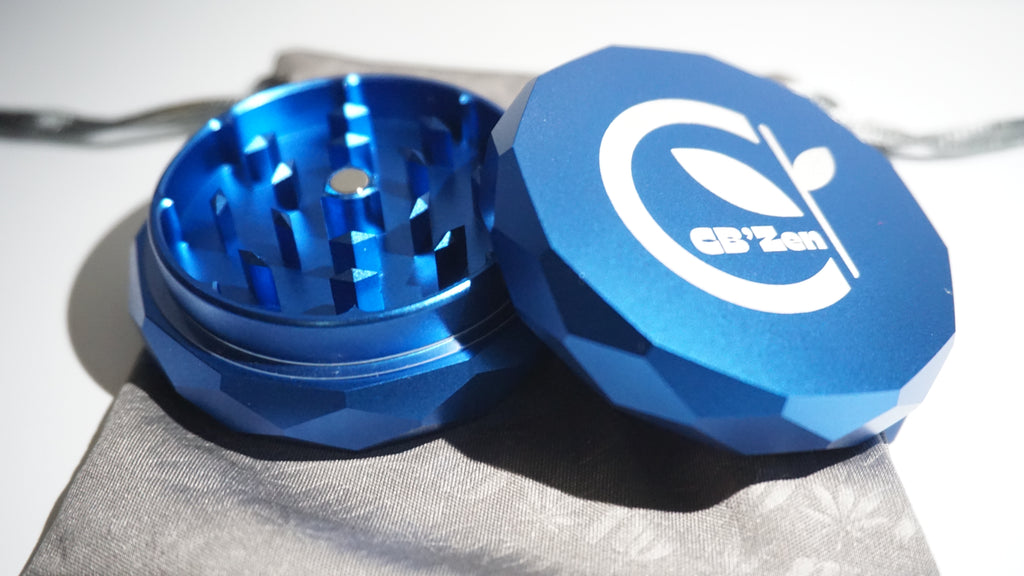 Grinder metallic deux pièces Bleu