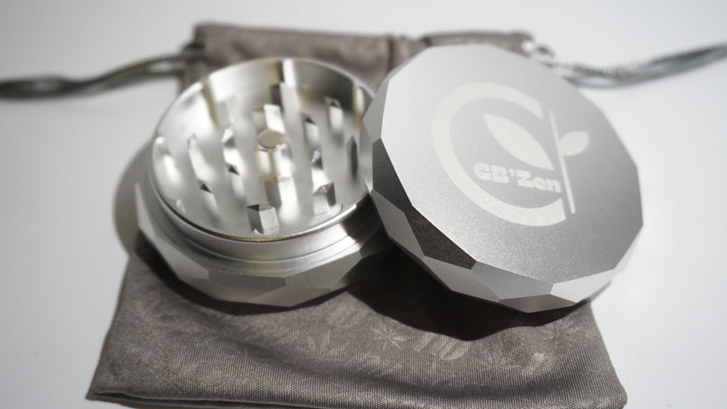 Grinder metallic deux pièces Argenté