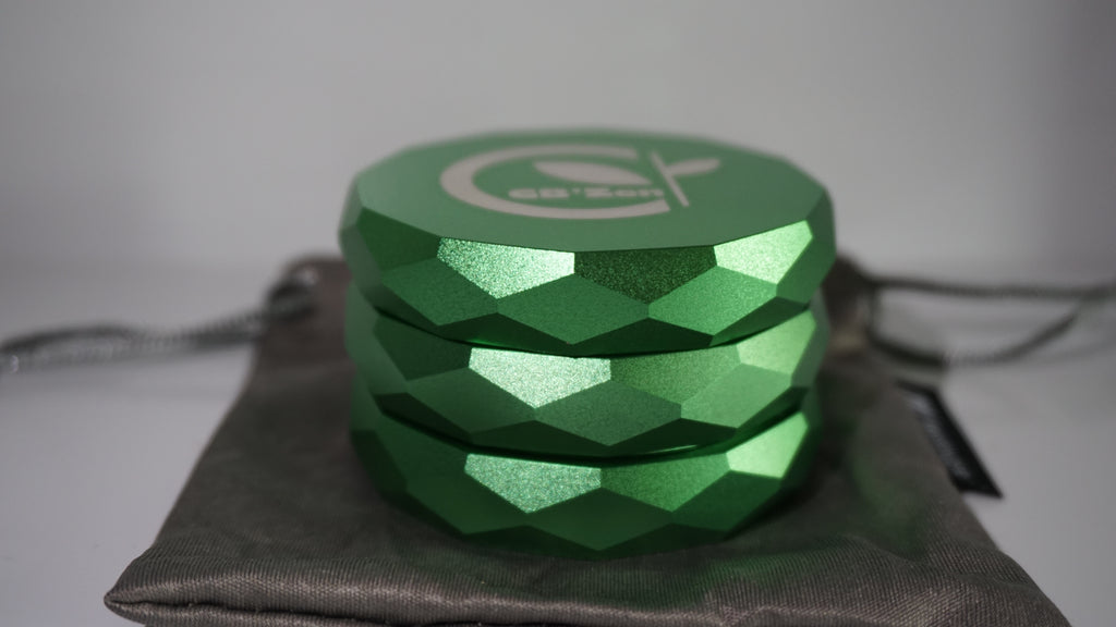 Grinder metallic 4 pièces Vert