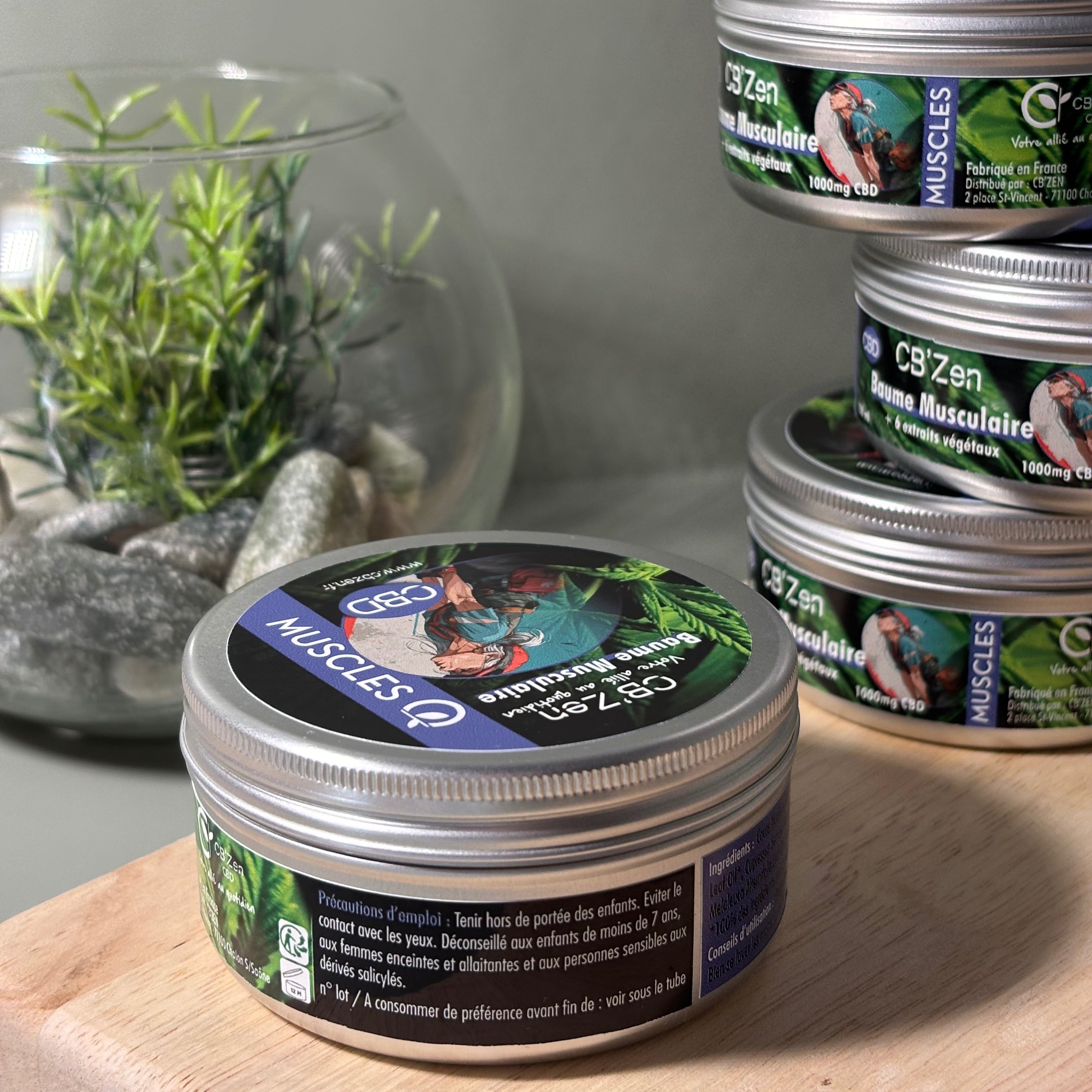 Baume Musculaire CBD 1000mg 100ml