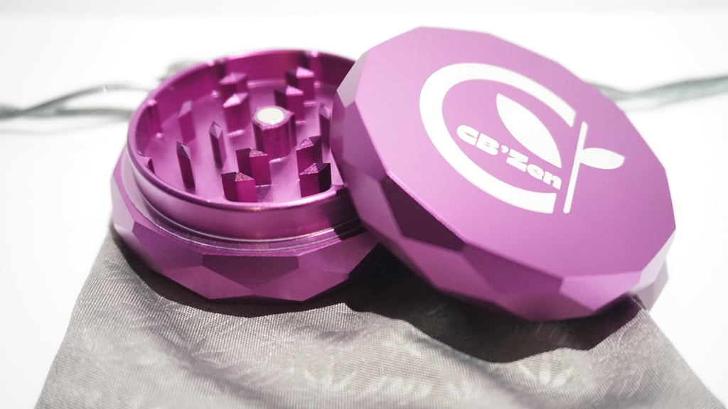 Grinder metallic deux pièces Violet/Rose