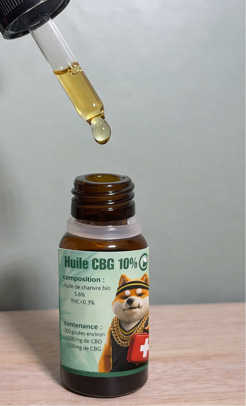 Huile 10% CBG