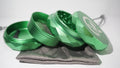 Grinder metallic 4 pièces Vert