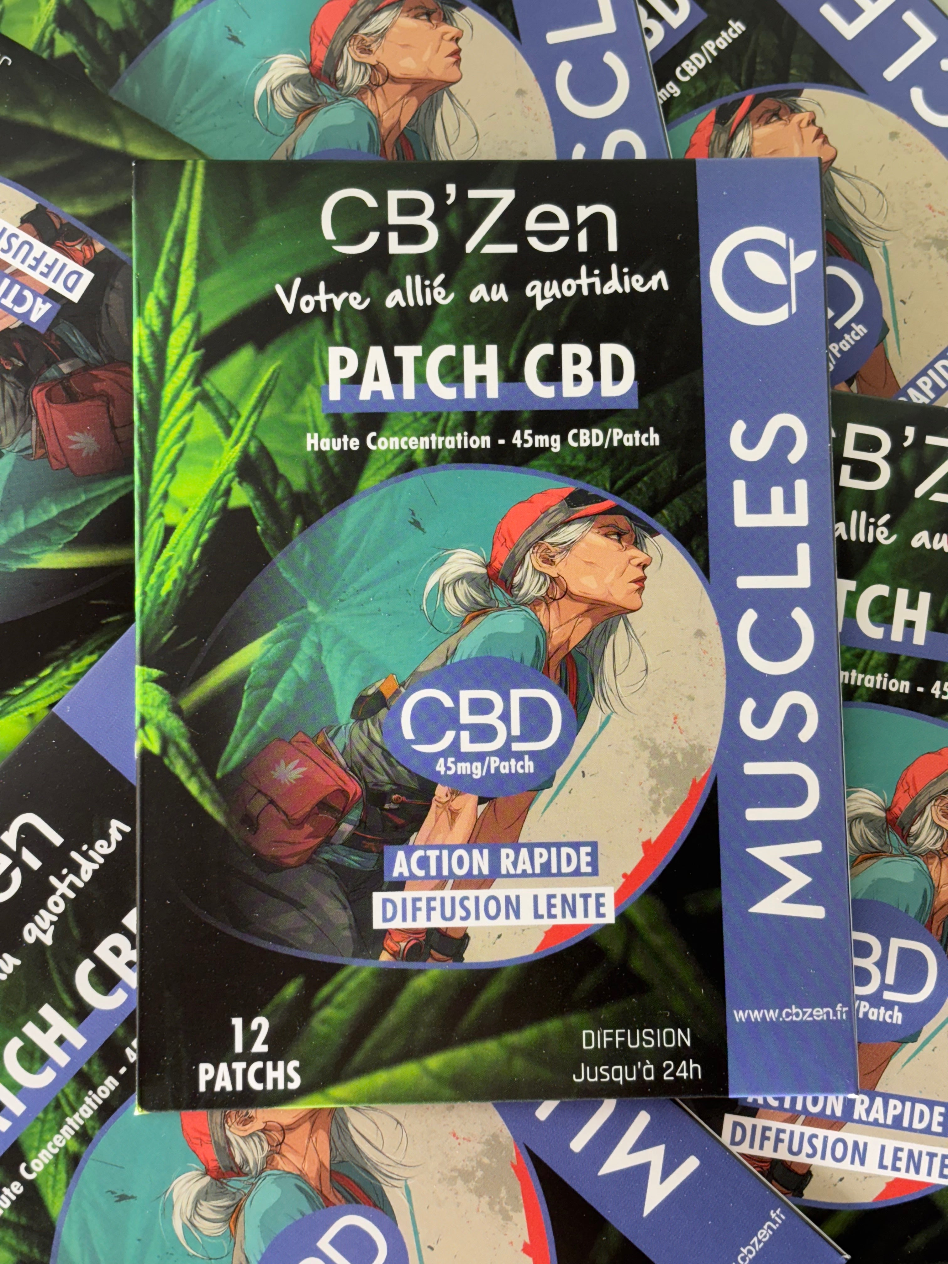 Patch CBD pour Muscles et Articulations 12x45mg