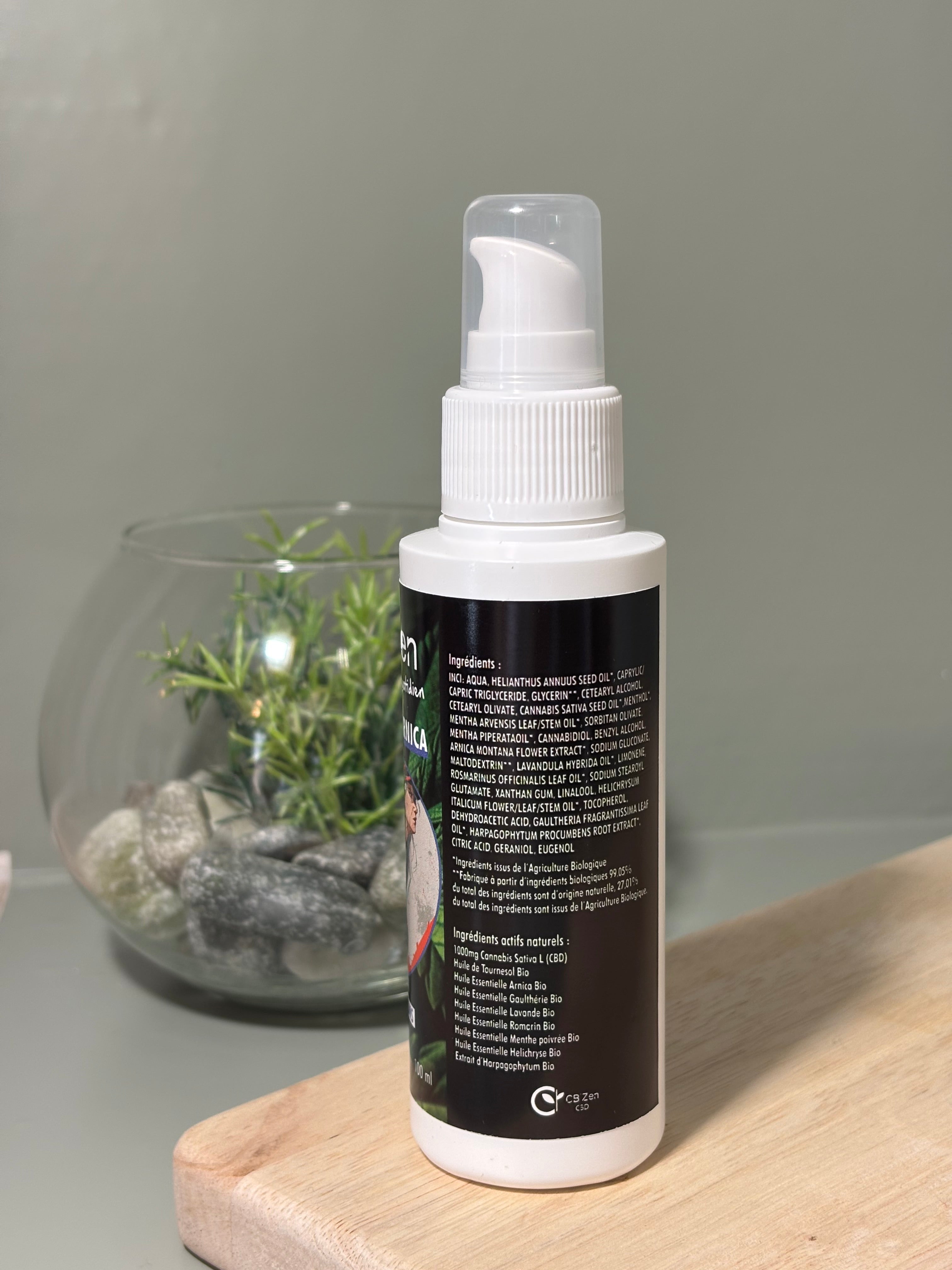 Crème CBD Arnica