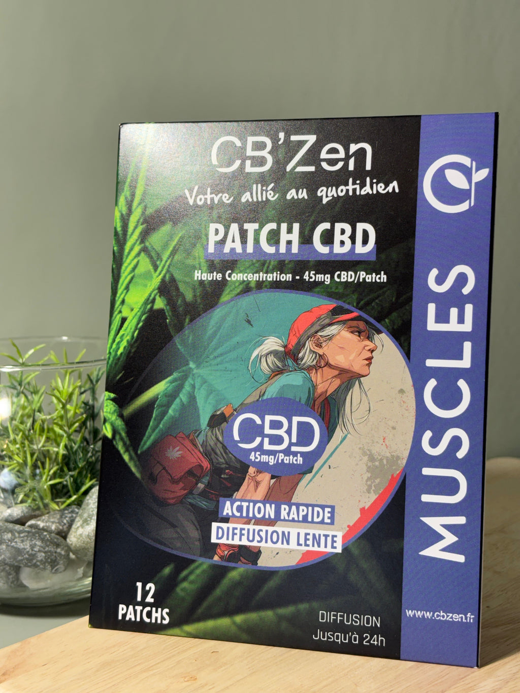 Patch CBD pour Muscles et Articulations 12x45mg